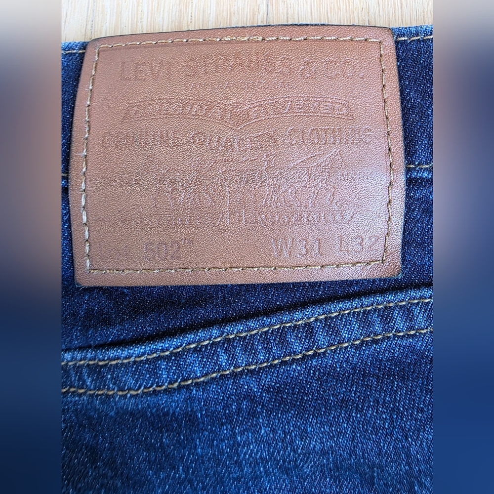 Levi's Blue Denim 502 Jeans Size 31W/32L - Picture 2 of 4